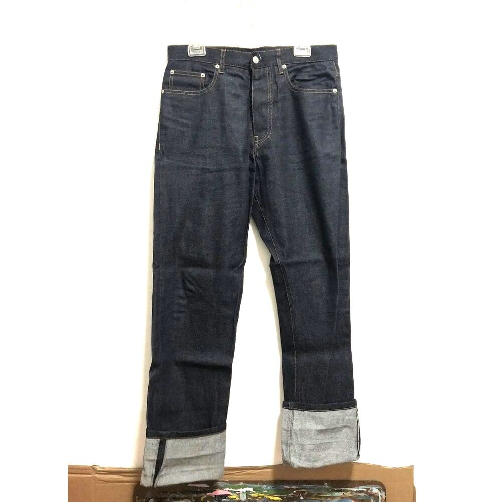 Helmut Lang Re-Edition Turn Up Raw Denim Jeans Made in USA